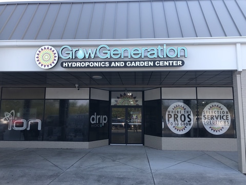 Grow Generation hydroponic and garden center storefront